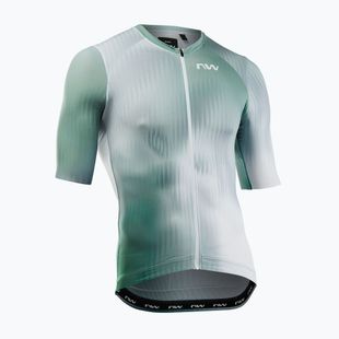 Radtrikot Herren Northwave Blade white/sage green