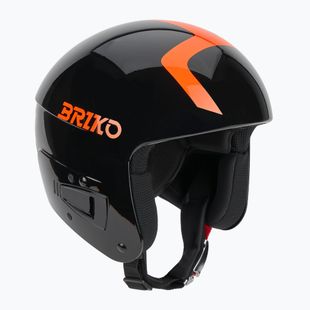 Kinder-Skihelm Briko Vulcano FIS 6.8 JR shiny black/orange