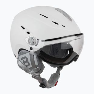 Skihelm Briko Chione Visor Photo matt white