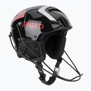 Skihelm Briko Slalom 2.0 shiny black/white/cardinal red
