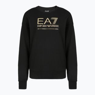 Herren EA7 Emporio Armani Zug Sichtbarkeit Sweatshirt schwarz / gold
