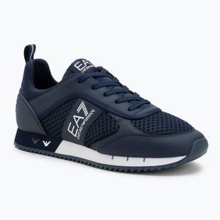 EA7 Emporio Armani Schwarz & Weiß Schnürsenkel navy / weiße Schuhe