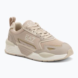 EA7 Emporio Armani Ace Runner New Zement / Mandelmilch / Licht Gold Schuhe