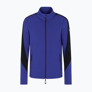Herren EA7 Emporio Armani Ski Kitzbühel Power Stretch Colorblock T-Top Fz clematis blau Sweatshirt