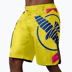 Hayabusa Icon Fight Trainingsshorts gelb/blau