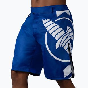 Hayabusa Icon Fight blau/weiße Trainingsshorts