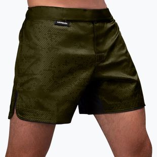Hayabusa Herren Trainingsshorts Hex Mid-Thigh grün