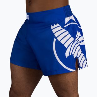 Hayabusa Icon Kickboxing Herren Trainingsshorts blau/weiß