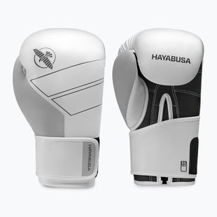 Hayabusa S4 Leder Boxhandschuhe weiß