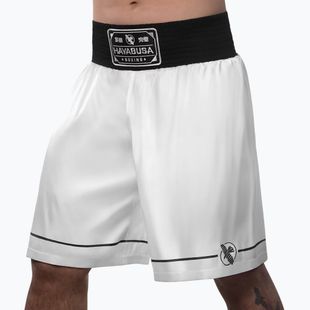 Hayabusa Pro Boxing Trainingsshorts weiß