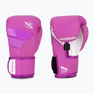 Hayabusa T3 Neon neon lila Boxhandschuhe