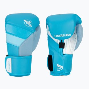 Hayabusa T3 Neon neonblaue Boxhandschuhe