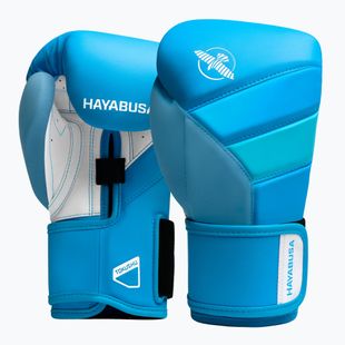 Hayabusa T3 Neon neonblaue Boxhandschuhe