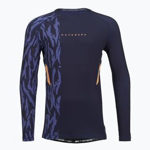 Rashguard Langarmshirt für Herren Hayabusa Apex Rash Guard navy/orange