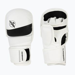 Hayabusa T3 Hybrid weiß/schwarz Grappling-Handschuhe