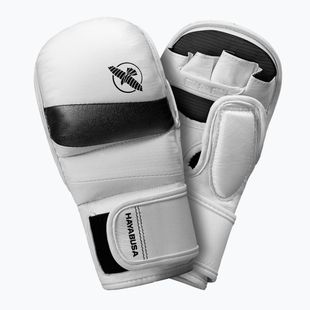Hayabusa T3 Hybrid weiß/schwarz Grappling-Handschuhe