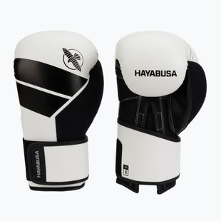Hayabusa S4 schwarz und weiß S4BG Boxhandschuhe