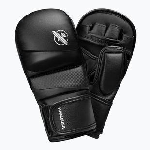 Hayabusa T3 Hybrid schwarz Grappling Handschuhe