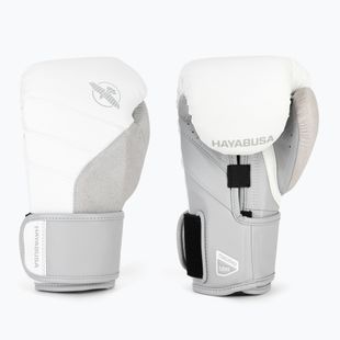 Hayabusa T3 weiß/graue Boxhandschuhe