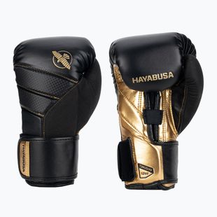 Hayabusa T3 schwarz/goldene Boxhandschuhe