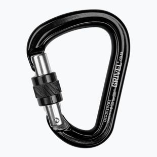 Karabiner Grivel Delta K5N Screw Lock black/black
