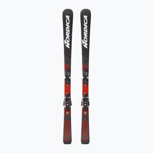 Kinderski Nordica Doberman Combi Pro S + Skibindungen J7.0 FDT anthracite/red
