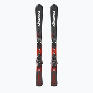 Kinder-Alpinski mit Bindung Nordica Team JR (110-150) + J7.0 FDT black/red