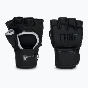 Leone 1947 Black Edition MMA Grappling Handschuhe schwarz GP105