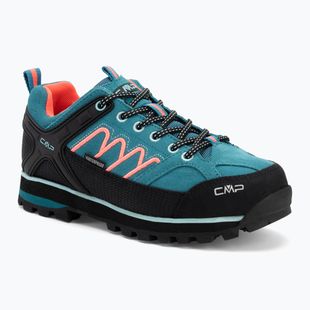 Damen-Trekkingstiefel CMP Moon Low Wp teal/rot fluo