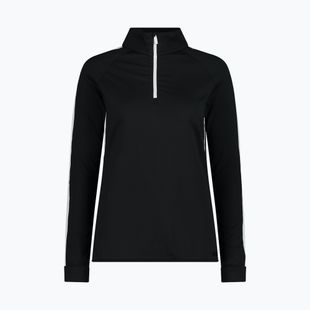Sweatshirt Hoodie Damen CMP 34L4286 nero / bianco