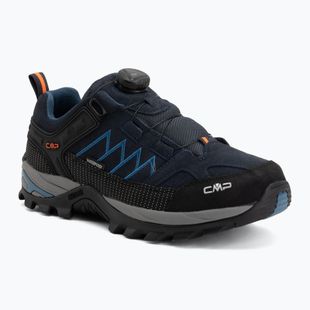 Herren-Trekkingstiefel CMP Rigel Low Fitgo Wp b.blue/flash orange