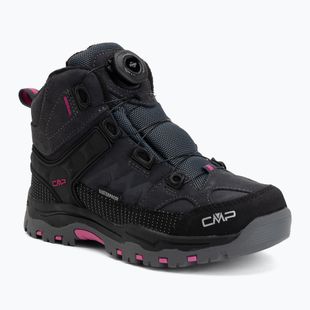 Kinder-Trekkingschuhe CMP Kiruna Mid Fitgo Fleece Wp antracite/festival
