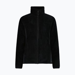 Jacke Damen CMP 35P1566 Jacquard Highloft nero