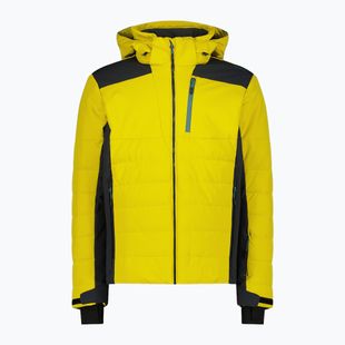Skijacke Herren CMP 35W0127 Zip Hood gold green