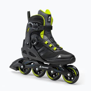 Herren Rollerblade Macroblade 84 BOA Rollerskates schwarz/grün 07370600