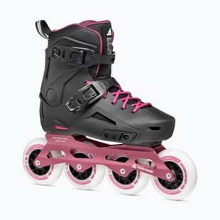Inliner Damen Rollerblade Lightning 90 W black/sangria