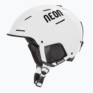 Skihelm Neon Alpha white/black
