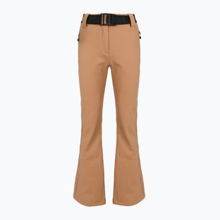 Damen Skihose EA7 Emporio Armani Pure Softshell Waisted mocha mousse