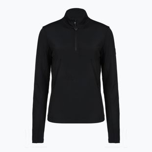 Damen Ski‑Sweatshirt EA7 Emporio Armani Pure Powerstretch T-Top Half Zip black