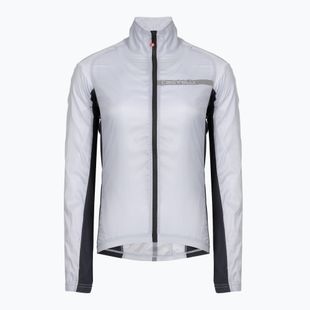 Fahrradjacke Damen Castelli Squadra Stretch silver gray/dark gray