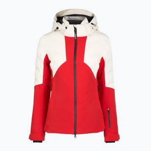 Damen-Skijacke Dainese Zives Aerosense-Dry lily white/racing red