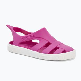 BOATILUS Bioty fuxia/weiß Kindersandalen