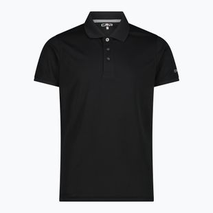 Poloshirt Herren CMP 3T60077 Polo nero/cemento