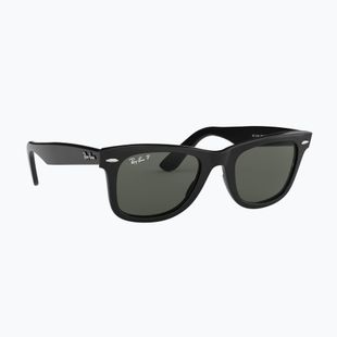 Sonnenbrille Ray-Ban Wayfarer Classic black/green polarized