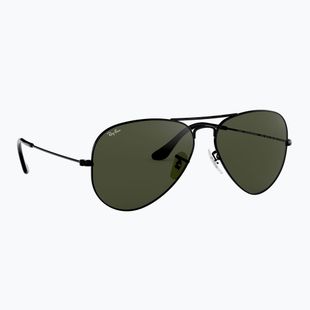 Sonnenbrille Ray-Ban Aviator Classic black/green g-15