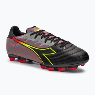 Herren Diadora Brasil Elite Veloce R LPU Fußballschuhe schwarz und rot DD-101.179181-D0136-39