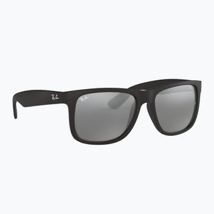 Sonnenbrille Ray-Ban Justin Classic matt black/silver grey mirror