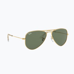 Kinder-Sonnenbrille Ray-Ban Aviator arista gold/dark green