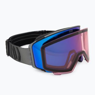 Skibrille Neon Ice black/anthracite/mirror blue/amber