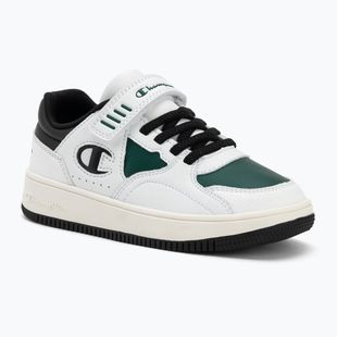 Kinderschuhe Champion RD25 Low B PS Low Cut white/highlighter greenblack